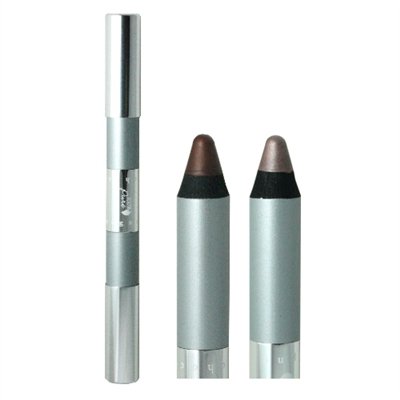 100% Pure Eye Cream Sticks Dual-Ended Cream Stick, Chocolate/Champagne