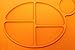 ChooseMyPlate - all-in-one Silicone Placemat with cup holder and nutritional guidelines for babies, toddlers, and kids - BPA free non-slip food divider dinnerware for kids - Color: (Orange)