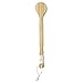 Mikobox Super Soft Charcoal Synthetic Fiber Bristles Bath Shower Massage Brush Long Bamboo Handle MB-12