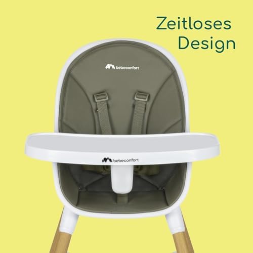 Avista Babyhochstuhl, mit Polsterung und Tablett, ab 6 Monaten, Tragkraft 30 kg, Mineral Green