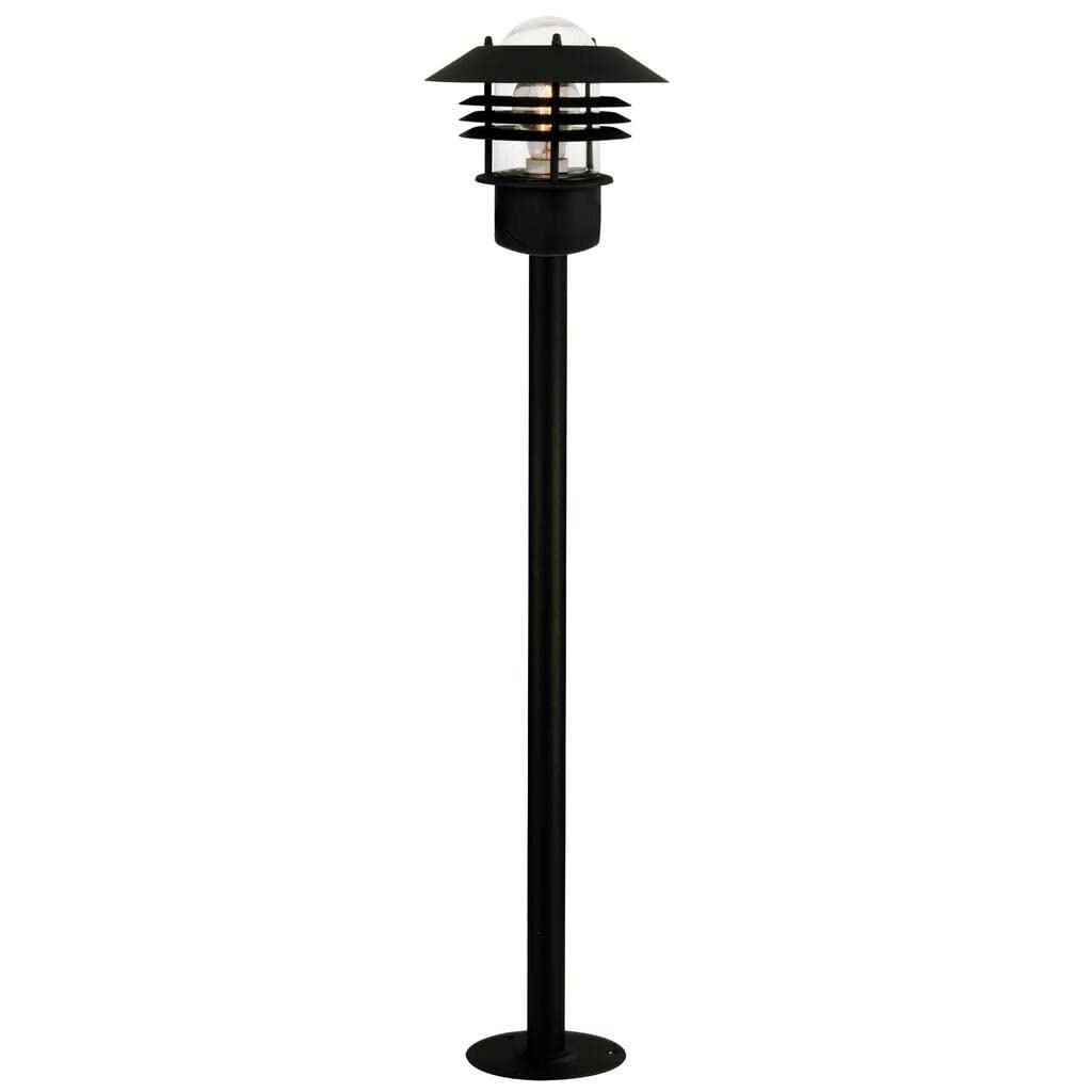 Nordlux Veje Outdoor Post Light Black Metal E27 Weatherproof - Garden, Patio, Driveway Mains Powered, IP54