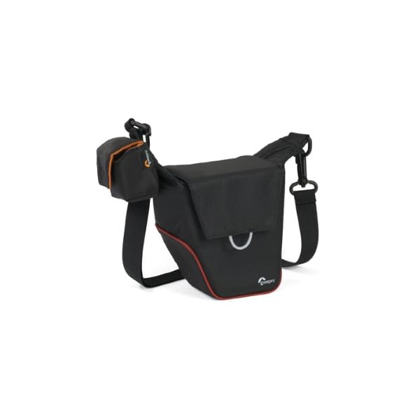 Lowepro Compact Courier 70 Kameratasche für Systemkameras schwarz/rot