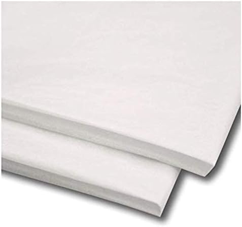 Packitsafe 50 Sheets of White MG Tissue Paper 20x30 Inches, Acid Free and Quantities of Sheets Listed White