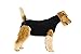 Suitical Recovery Suit for Dogs - Dog Surgery Recovery Suit with Clip-Up System - Breathable Fabric for Spay, Neuter, Skin Conditions, Incontinence - 26.4-29.9 Inches Neck to Tail - Large, Black