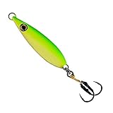 Flat Fall Iron Slow Vertical Fast Ocean Jigs w/ MUSTAD Hooks & OWNER Rings | Military Grade Kevlar Assist Cord | 7 Colors & 5 Weights | Scientific Color Contrast | Hydro-Dynamic Re-Engineered Design