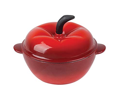 Berndes Vegabowls Tomato Cast Iron Pot, 1.4L, 18cm, Red