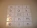 26 Laminated Lowercase Alphabet Flashcards.