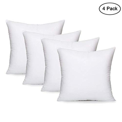 Best pillow inserts 16x16 4 pack list Sideror Reviews