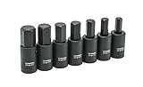 Crescent 7 Pc. 1/2" Drive Hex Bit Impact SAE Socket