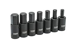 Crescent 7 Pc. 1/2" Drive Hex Bit Impact SAE Socket