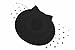 Coolwife Fascinator Hats Pillbox Hat British Bowler Hat Flower Veil Wedding Hat Tea Party Hat (E Black)