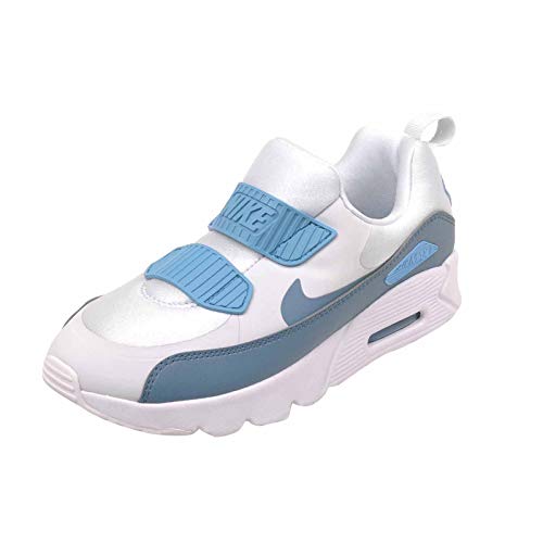 NIKE Air Max Tiny 90 (PS) Little Kids Running Shoes, Platinum/Aqua Size 2.5 Y