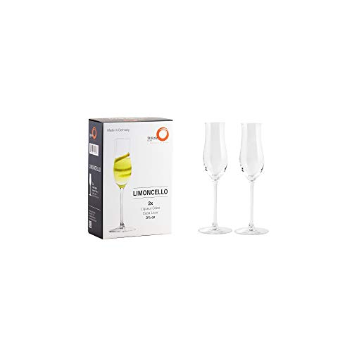Stolzle Lausitz Limoncello German Made Crystal Liqueur Glass, Set of 4 - Thumbnail 2
