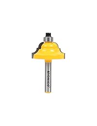 yonico 13123q doble romana Ogee Router Bit Cortabordes con Medium 1 4-inch Vástago