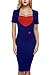 ANGVNS Women's Vintage Wear to Work Pinup clothing Cocktail Pencil Bodycon Dress