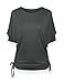 ReliBeauty Women’s Flutter Sleeve Solid Tops (18W-20W, Cool Grey)