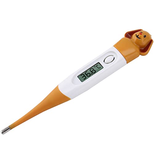 Digital Thermometer, Accurate Oral Underarm Rectal Temperature Thermometer, Flexible Tip