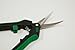 Grow1 Titanium Coated Curved Blade Trimming Scissors, Small, Green