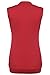 Meaneor Women's Basic Loose Low Cowl Neck Sport Tank Yoga Top Red XXL