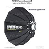 SMDV Diffuser SPEEDBOX-S65B - Professional 26-inch Quick Folding Dodecagon Softbox Diffuser - Bowens S-Type Mount - Legio Limited Edition