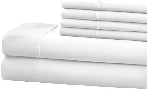 S.L. Home Fashions, Inc. Sop-8427 Opulence 800 TC 6 Pc Sheet Set, King, White