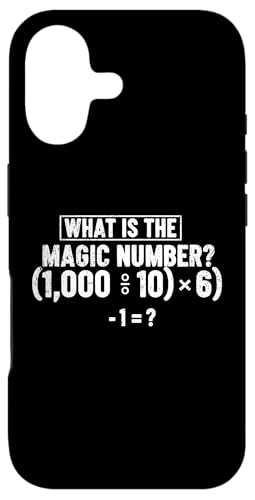 Mua What Is The Magic Number Funny Math Equation Riddle Case For Iphone 