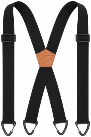 Sintege X Back Hidden Suspender Heavy Duty Work Suspenders 1.5