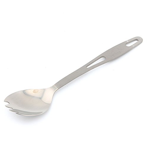 TOAKS Ultralight Titanium Tableware Outdoor Flatware Cutlery Fork and Spoon