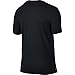 NIKE Men's Dry Swoosh Heather Tee, Black, XXX-Large