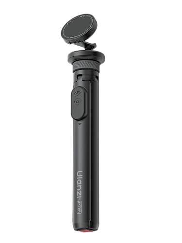 ULANZI MT85 Auto-Open Tripod, Magnetic Selfie Stick with Bluetooth, 150 cm, Four Legged Stand Automatic Open, Selfie Sticks 25N Magnet, All-in-1 Tripod Compatible with iPhone 17-12 Magsafe Sumsung