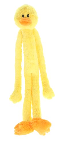 Multipet's Swingin Slevin XXL Oversized 30-Inch Yellow Duck Plush Dog Toy