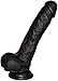 Secret Servicer Gift Box HUGE Dildo 9 Inch Big Boy Black Silicone Dildo with Suction Cup Made in France