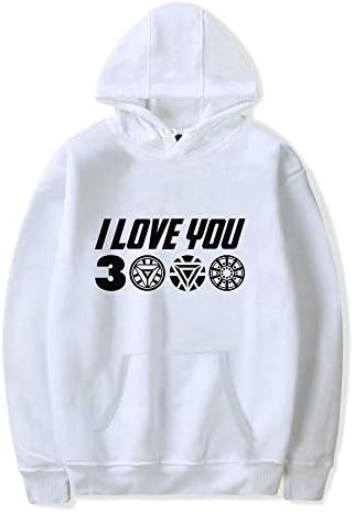 UTOVE Iron Man I Love You 3000 Marvel Comics Superheroes Fans Gift Kids & Adults Tee Hooded Sweater