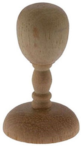 Dollhouse Miniature Wood Hat Stand in Unfinished Wood