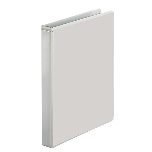 3-Ring Binder, 1 Inch - With Big Tab Insertable Extra Wide Dividers 8 Multicolor Tabs - With 200 White Hole Reinforcements, Hole Reinforcers for 3 Ring Binders - Value Set (White Ring Binder)