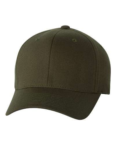 Flexfit Structured Twill Cap. 6277 - Olive - L/XL