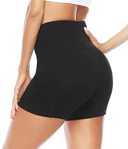 Persit Korte sportlegging voor dames, yogabroek, workout shorts, hoge taille, sportlegging met zakken - Image 5