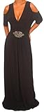 Funfash Plus Size Dress Gothic Black Long Dress Maxi Dress Womens Cocktail Dress