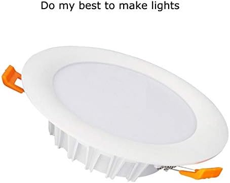 HETX7 Living Room LED Downlight 3W 5W 7W 12W Led Recessed Ceiling Light Slim Panel Lamp Flush Mount Round Aluminum Spotlight White Surface Finish Office Clothing Store Fixtures Lighting 6000K