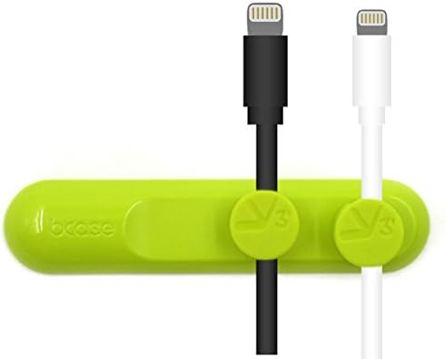 Cable Clips Holder,Magnetic Cord Organizer Multipurpose Management System for Power Wires,Charging Cables,USB Cords,Cell Phone Chargers,Audio Cables (Green)