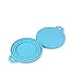 TIOVERY Pet Can Covers, Silicone Pet Food Can Lid Covers for Multiple Sizes Dog and Cat Can Tops (2 Pack)
