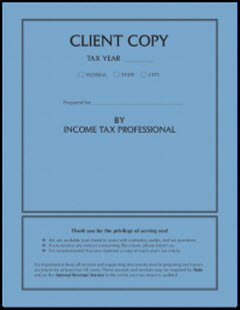 EGP Side Staple Client Copy Tax Return Folder