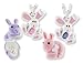 BUNNY RABBIT Crystal Pendant in Figural Gift Box - Assorted Colors