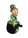 Joiedomi 6FT St Patrick Sitting Leprechaun Inflatable for Yard Garden Decorations, Indoor and Outdoor Theme Party Decor, Yard, Garden, Lawn Decor with LED Light Build-in