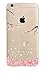 BLLQ iPhone 6 Plus Case(5.5),Sakura Drifting Down from Branches Picturesque Pale Pink Cherry Blossom Petals Soft TPU Thin Case for iPhone6s Plus and iPhone 6 Plus(sakula Cherry Petals)