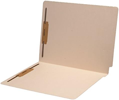 18 pt Manila Folders, Full Cut End Tab, Letter Size, Fastener Pos #1 & #3 (Box of 50)