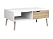 Tvilum Diana Coffee Table, White Oak