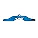 Children's Swim Ear Band ~ Protects Ears with 1 Pair of Mack Silicone Ear Plugs – Helps Keep Water Out & Hold Earplugs in – USA Made with Sustainable Yamamoto Neoprene (Blue)