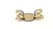 Mens 18mm Dome Iced Out Hip Hop 18k Yellow Gold Finish Lab Diamond Screw Back Stud Earrings