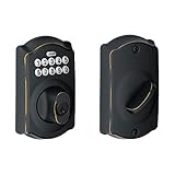 Schlage BE365VCAM716 Aged Bronze Camelot Keypad